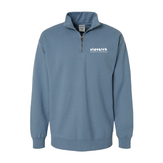 Sidekick | Garment-Dyed Quarter-Zip Sweatshirt